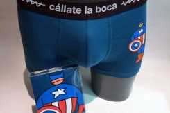 ¿Cállate la Boca?, diseños informales para bóxers y pijamas.