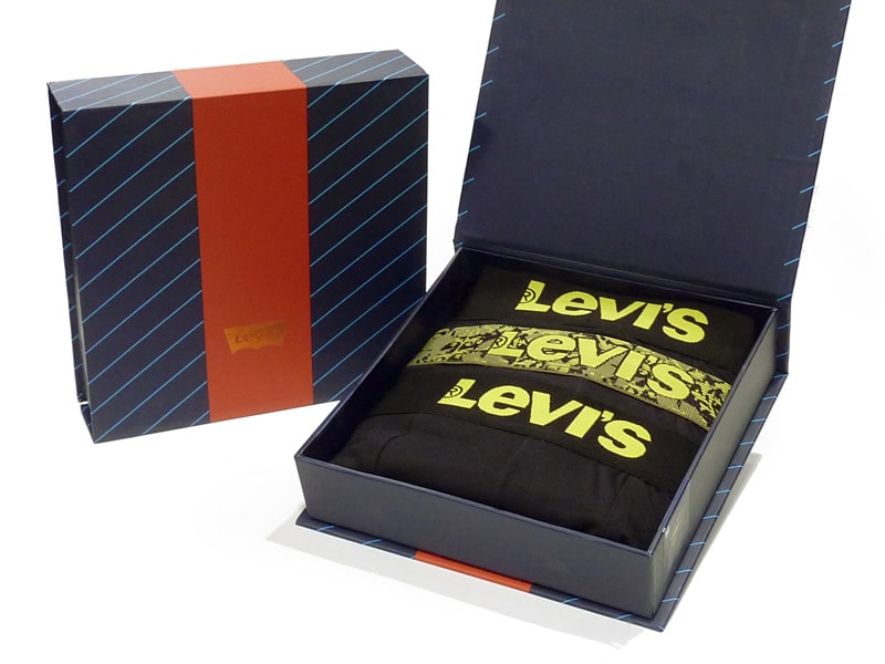 CAJA REGALO CON 3 CALZONCILLOS HOMBRE LEVI'S - Korner