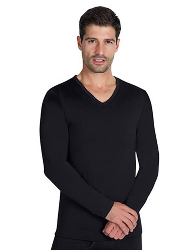 Camiseta Térmica Hombre · Manga larga Cuello Pico · Impetus