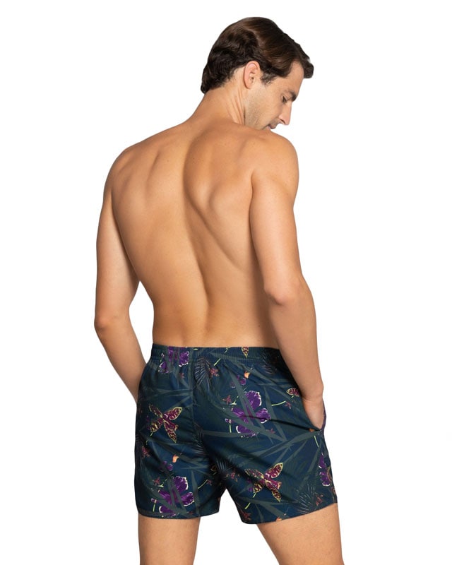 Bañador de licra estampado tropical para hombre Impetus - Varela Intimo