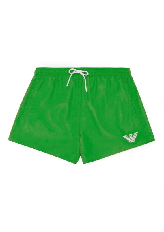 Bañador en verde Emporio Armani para hombre