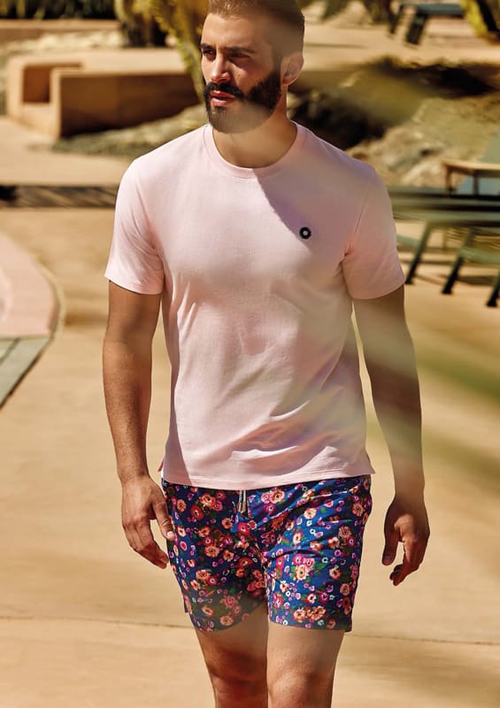 Prendas de baño masculino David Mare en vivos colores