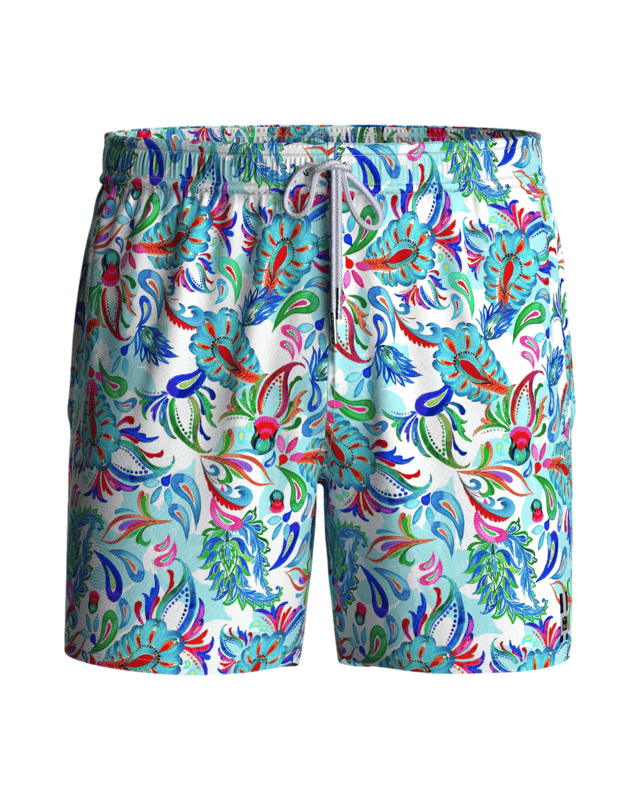 Compra online bañador Impetus hombre con diseño tropical ideal para playa, piscina y vacaciones.