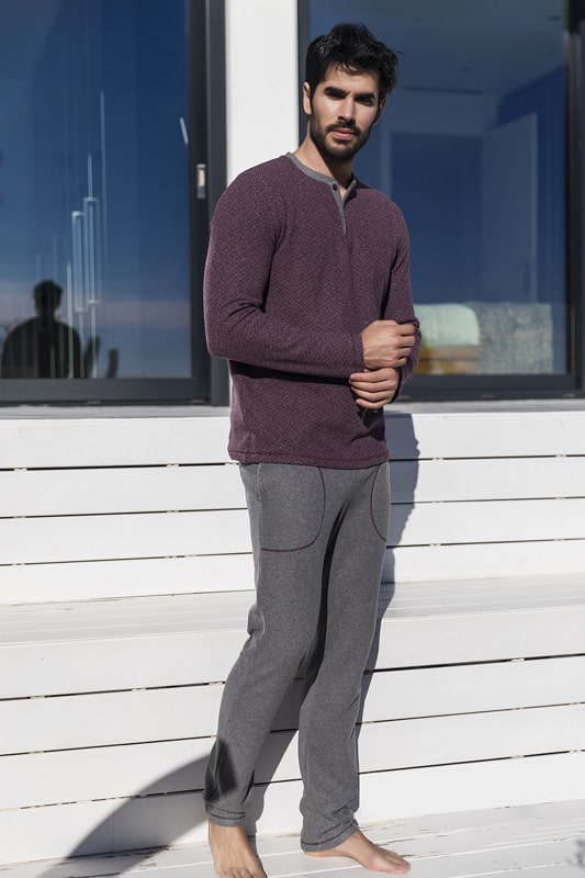 Barandi - pijama de invierno para frioleros en tejido micropolar 