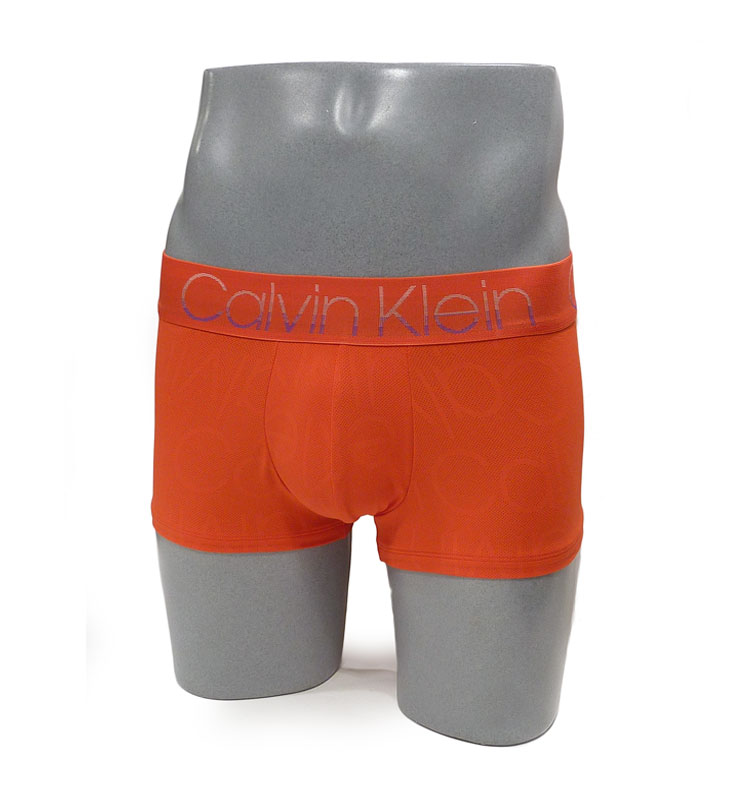 Boxer Calvin Klein microperforado en rojo coral