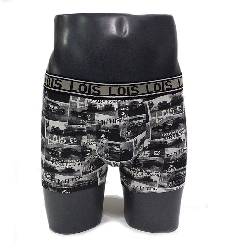 Calzoncillos Boxer Lois Coches en negro - Intimo