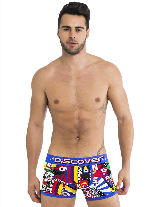 Calzoncillos Boxer estampado Discover mod. Rock Intimo