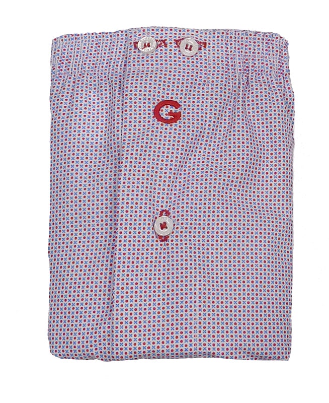 Comprar online Calzoncillos de tela con topitos Rojos Giulio Undewear