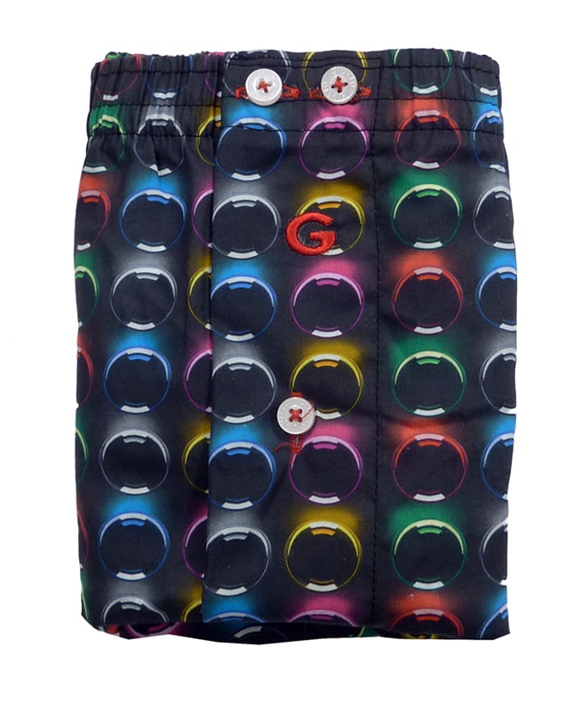 Comprar online Boxer Giulio de Tela con círculos multicolores Nel