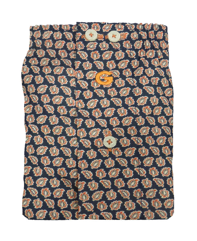 Regala estilo fresco con el Bóxer Giulio Naidon estampado de hojas.