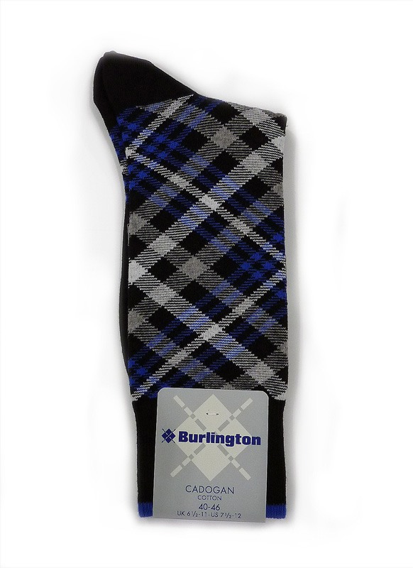 Calcetín Burlington Cadogan Negro