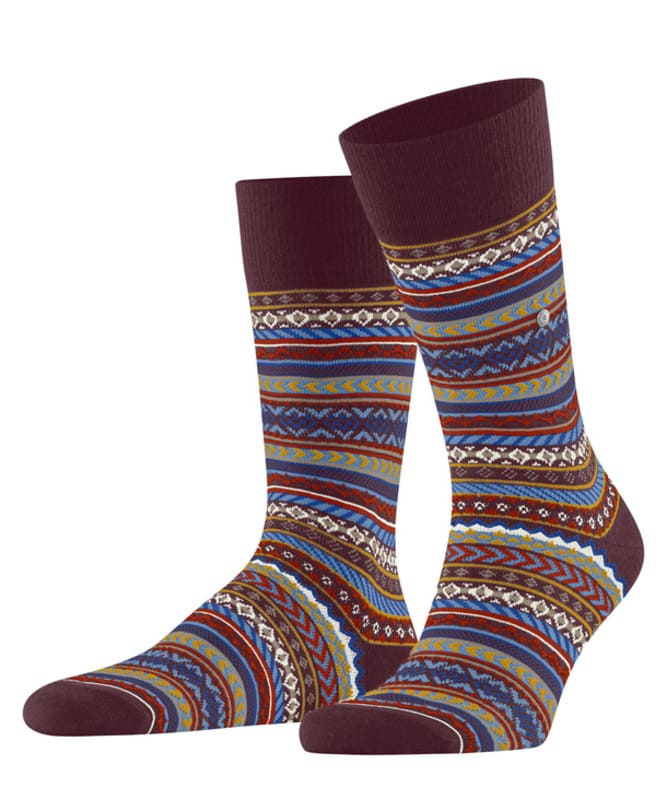 Un regalo clásico: calcetines de Burlington para hombre en suave lana.