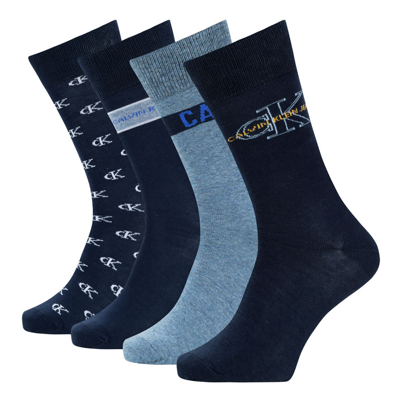 REGALO - 4 pares de calcetines en Marino de Calvin Klein - Varela Intimo