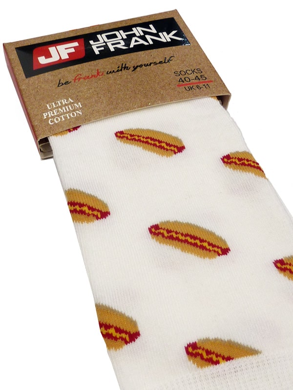 compra online John Frank calcetines informales con salchichas para hombre