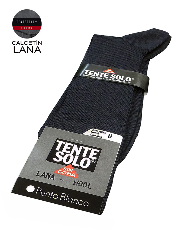 Mima tus pies con la suavidad y calidez de los calcetines Tentesolo de lana para hombre