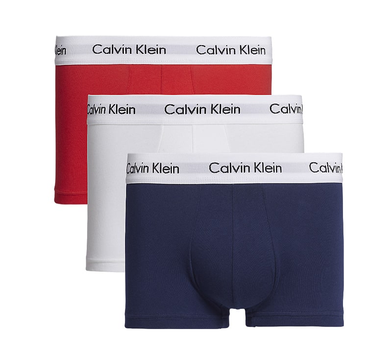 Cajita con tres calzoncillos Calvin Klein en algodon
