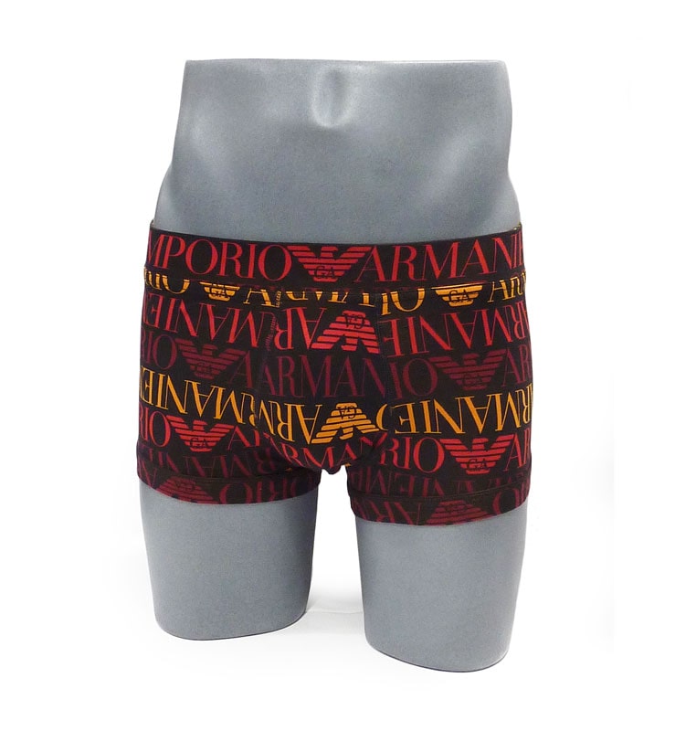 Boxer Emporio Armani en algodón logo en negro