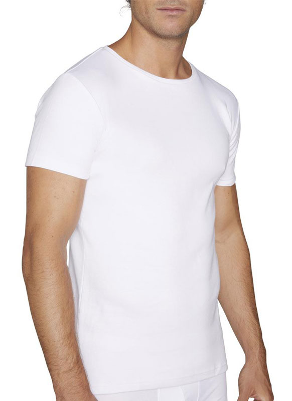 Camiseta hombre algodón manga corta cuello redondo Ysabel Mora –  www.