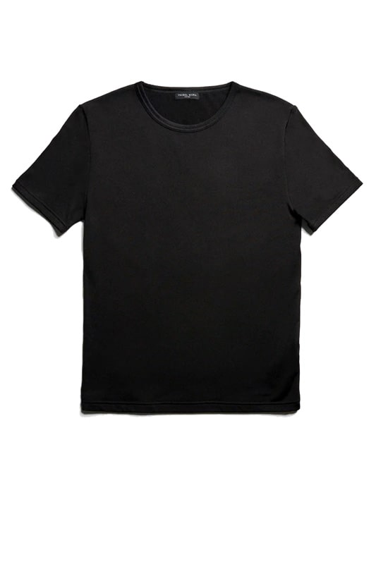 Camiseta deportiva manga corta negra – Ysabel Mora