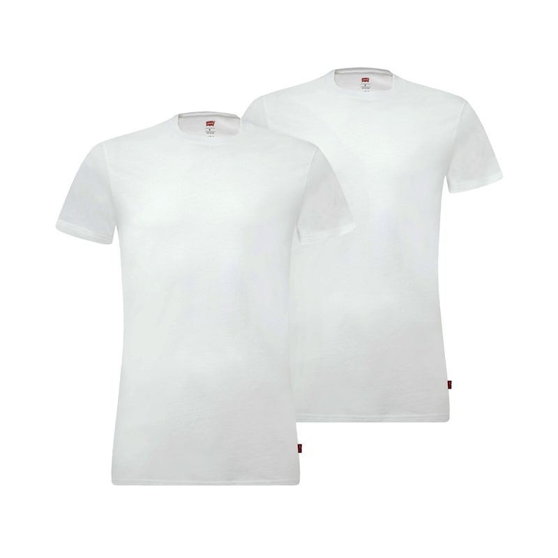 Camiseta Levi's blanca en cuello redondo