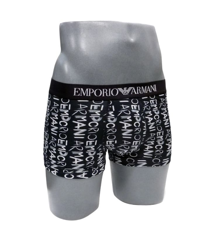 Boxer Emporio Armani en algodón estampado con logo intergral