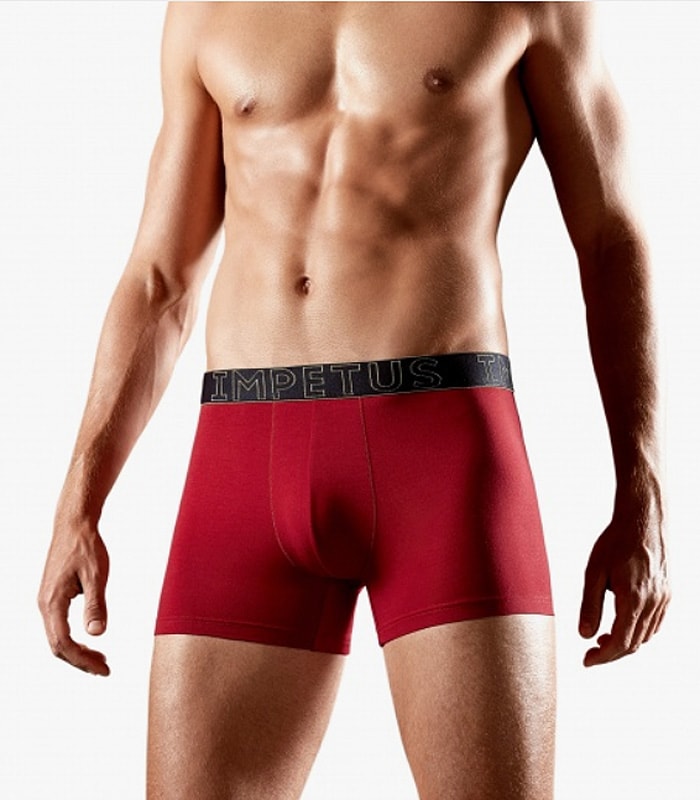 Calzoncillo Boxer Impetus rojo para Navidad Varela Intimo