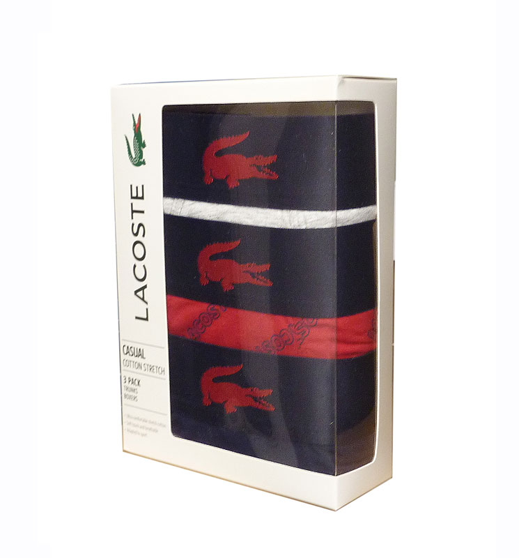 3 Pack Boxers Lacoste 9BR