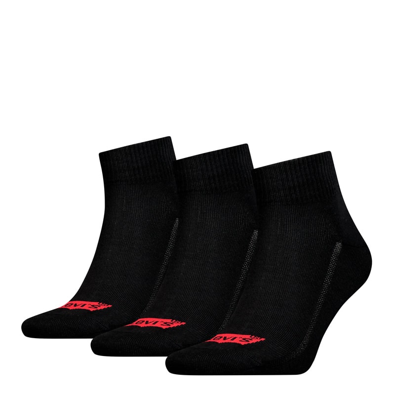 Pack de 2 pares de calcetines tobilleros para hombre negro con