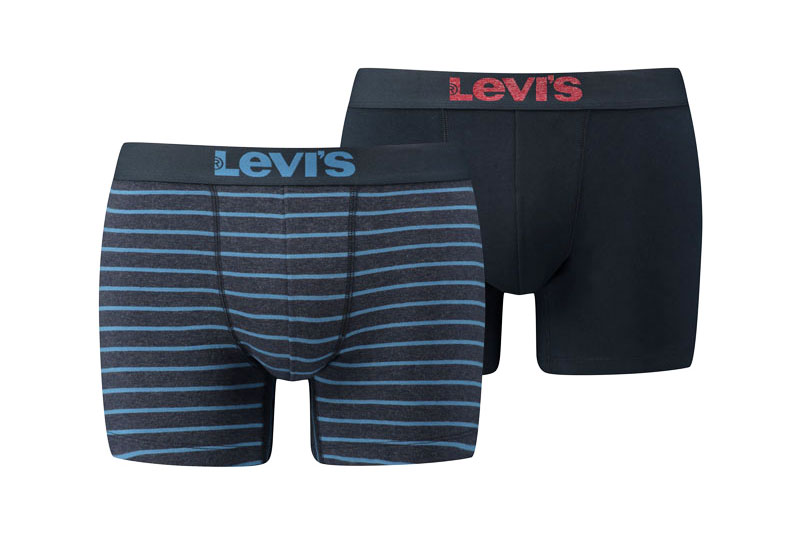 2 Pack Boxers Levi´s 200 Series Marino y Rayas