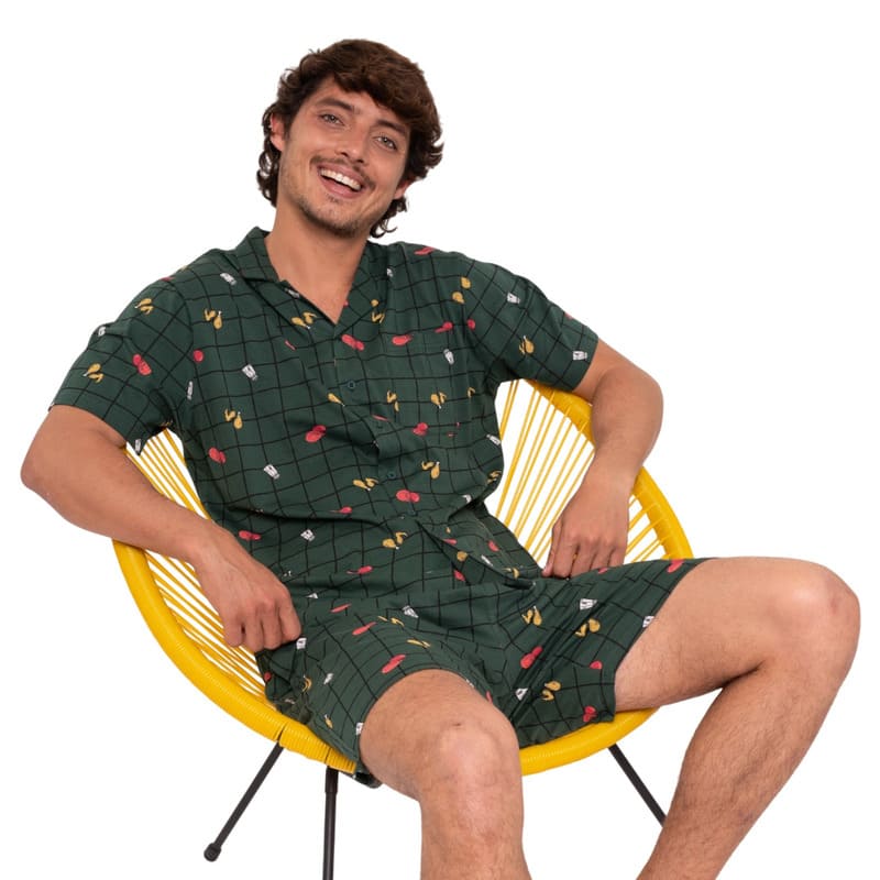 Elegante y cómodo: nuevo pijama Muydemi con botones.
