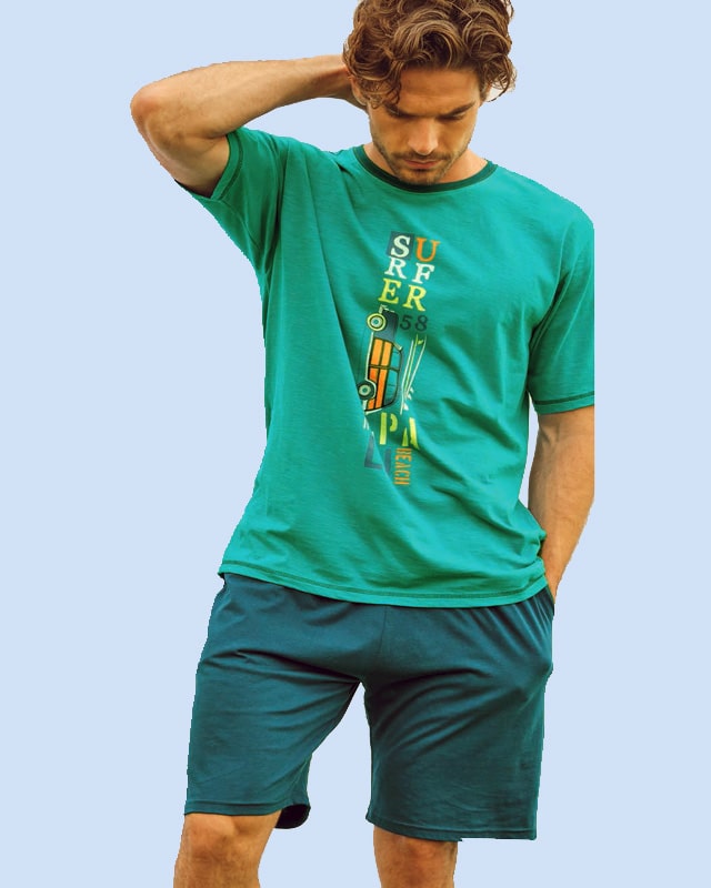 Pijama corto de verano Massana y acabado juvenil