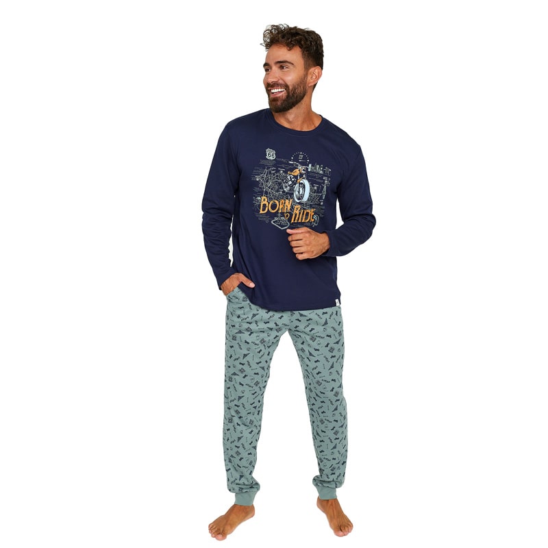 Pijama Hombre invierno Muydemi - PIJAMAS HOMBRE - Tiendas lenceria