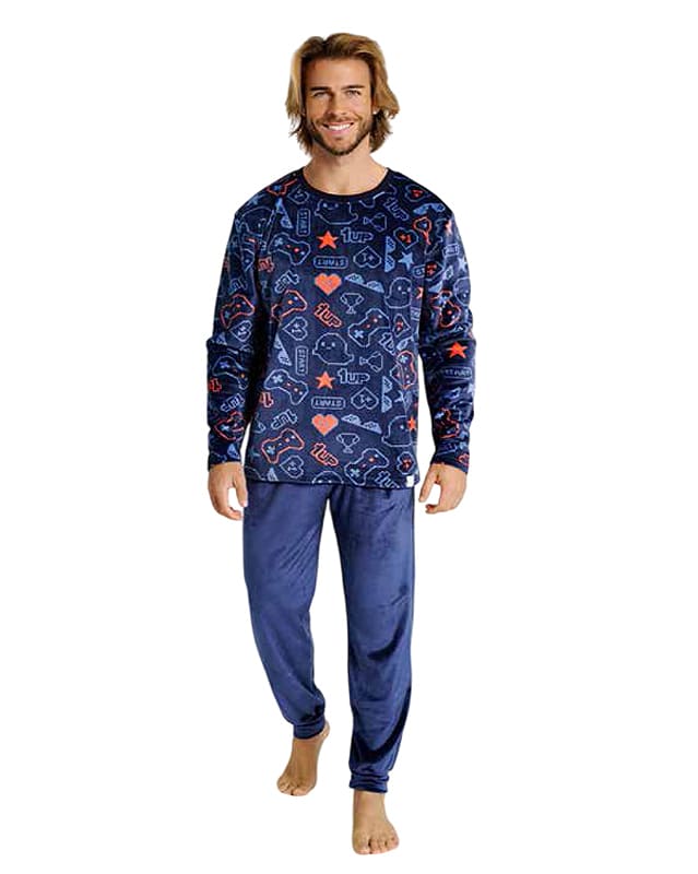 Pijama Muydemi de microvelour. Una compra juvenil perfecta.