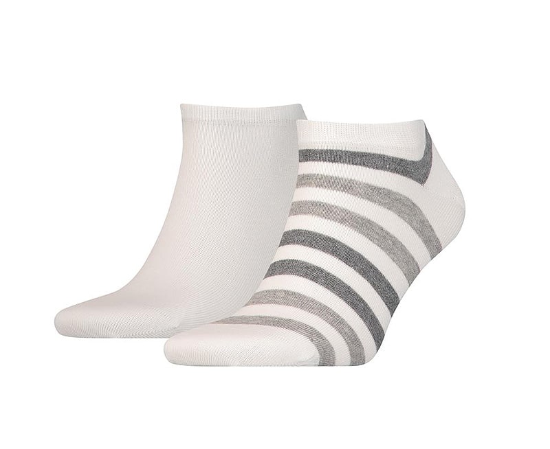 2 pares de calcetines sneakers Tommy Hilfiger en color blanco