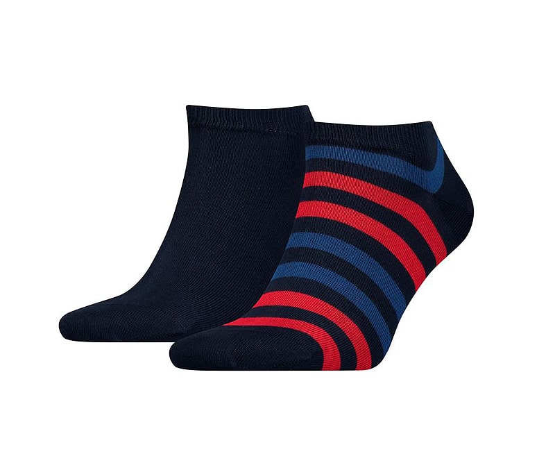 2 pares de calcetines sneakers Tommy Hilfiger en azul marino