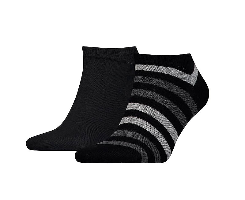 2 pares de calcetines sneakers Tommy Hilfiger en negro