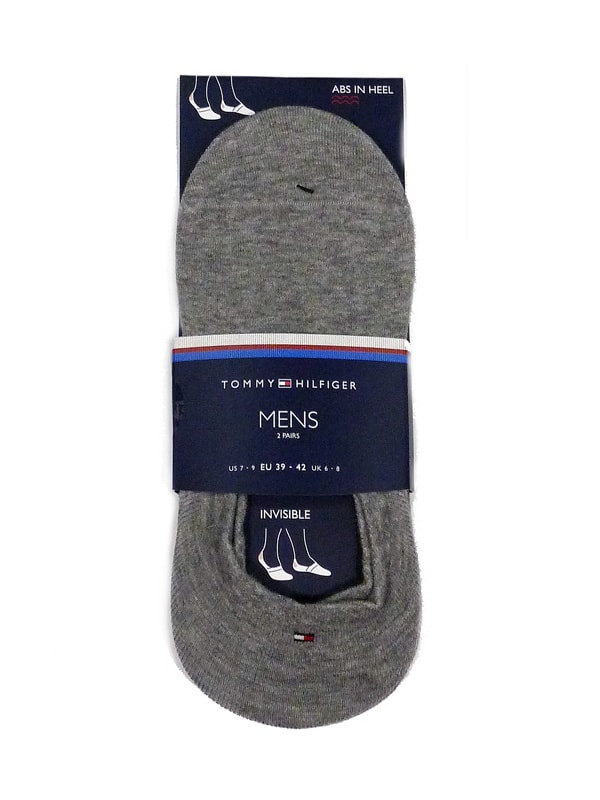 Pack 2 pares calcetines Tobilleros Tommy Hilfiger Hombre Azul Marino y  Blanco Talla 43/46