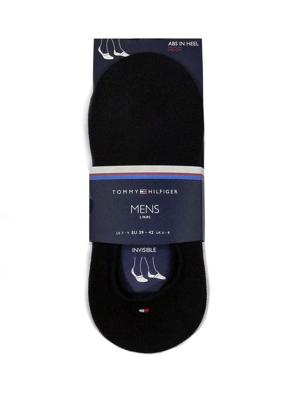 Calcetines Invisibles Acolchados Hombre Tommy Hilfiger Negro