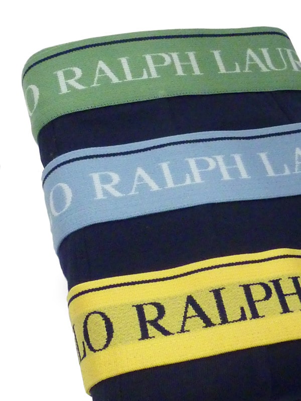 3 Pack Boxers Polo Ralph Lauren en azul marino