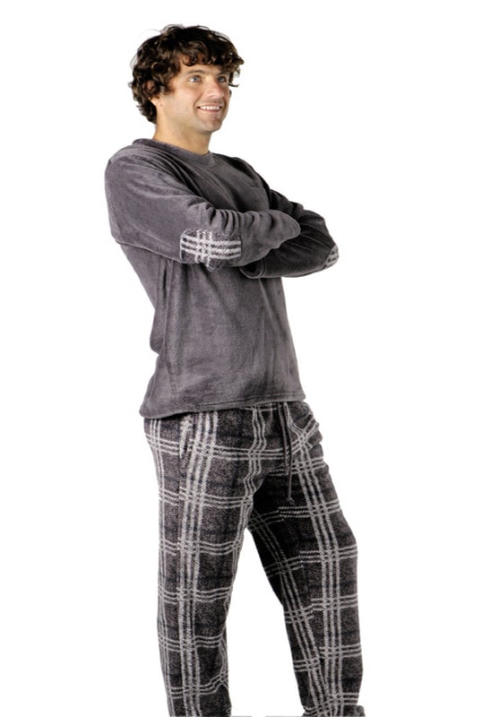 Pijama Polar Hombre Pettrus Man liso - Intimo