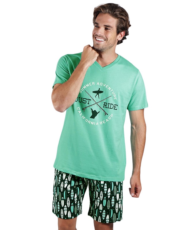 Pijama Admas en algodón mod. Summer Adventure