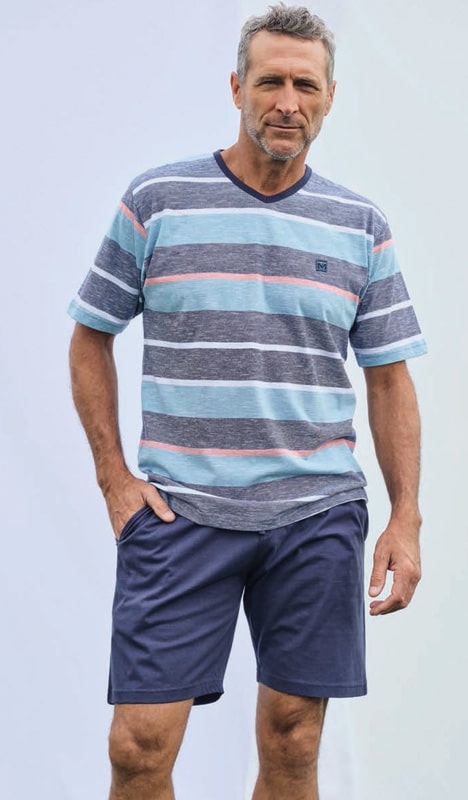 Pijama corto de verano Massana y acabado juvenil
