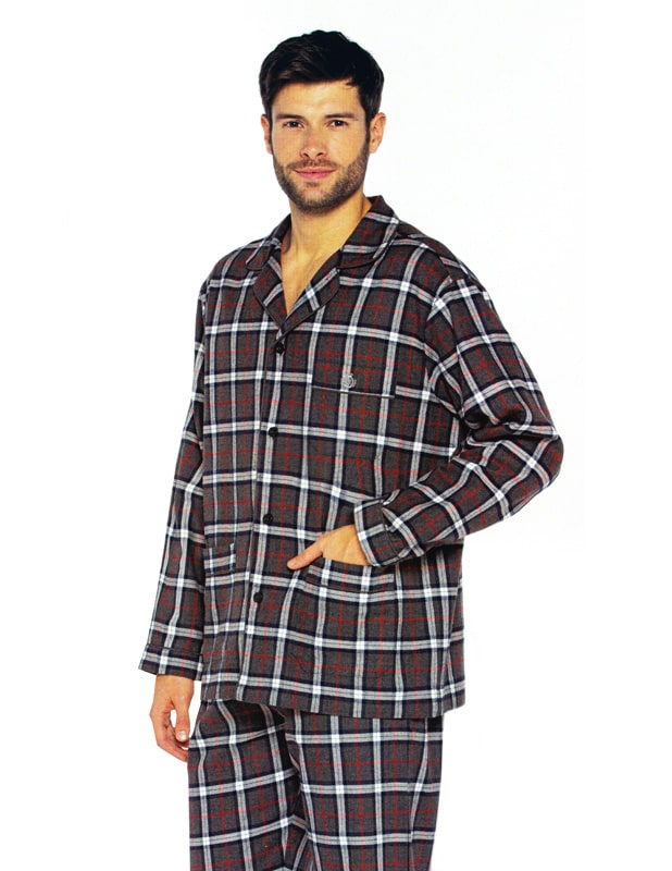 Pijamas de online franela para hombre