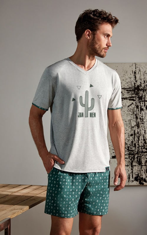 comprar online Pijama Jan Men (Janira) algodón mod. Cactus