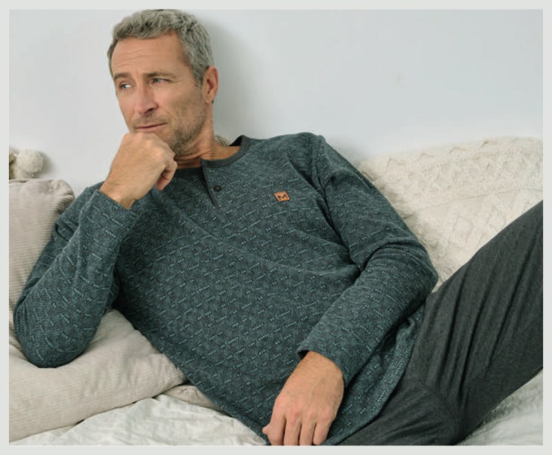 Pijama de invierno para hombre de Massana Homewear