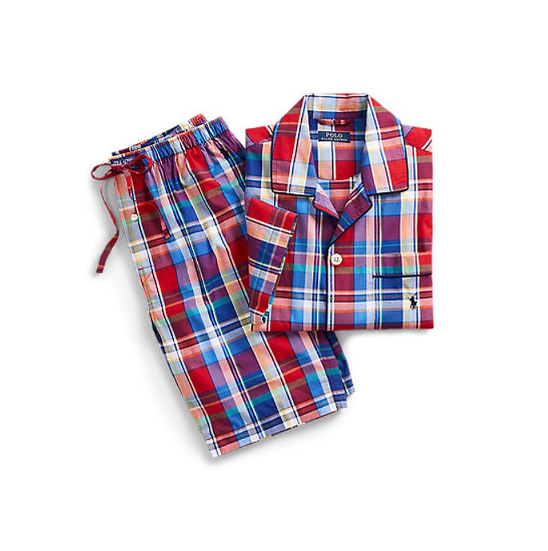 Pijama a cuadros Polo Ralph Lauren en tela de Algodon Varela Intimo