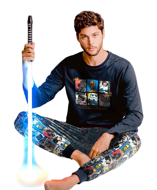 Pijamas originales de Stars Wars para chicos en algodón - Varela Intimo