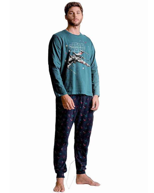 Pijama largo polar hombre Star Wars, Ropa de dormir de hombre