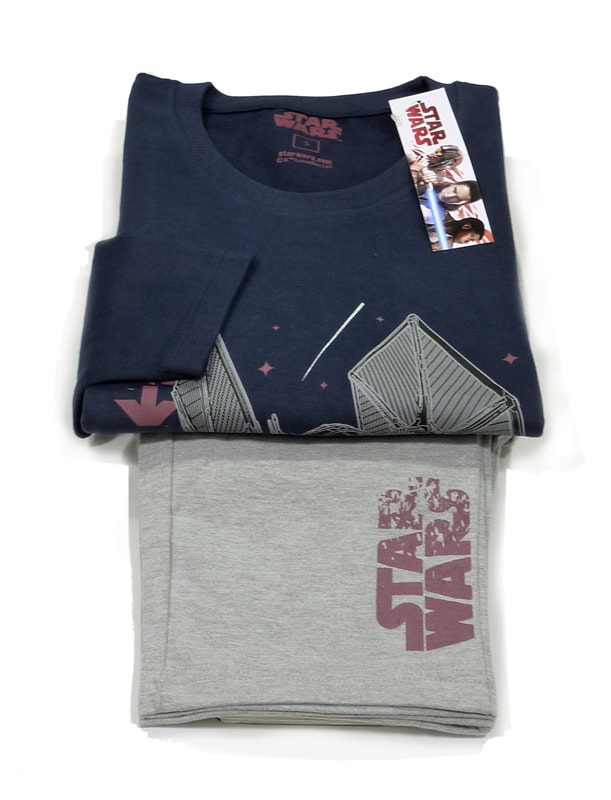 Validación éxtasis Ejecutar Pijama Star Wars para hombre - Tie Fighter - - Varela Intimo