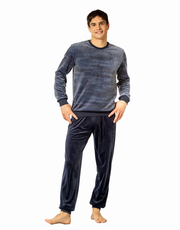 Pijama de terciopelo para invierno de Soy Underwear